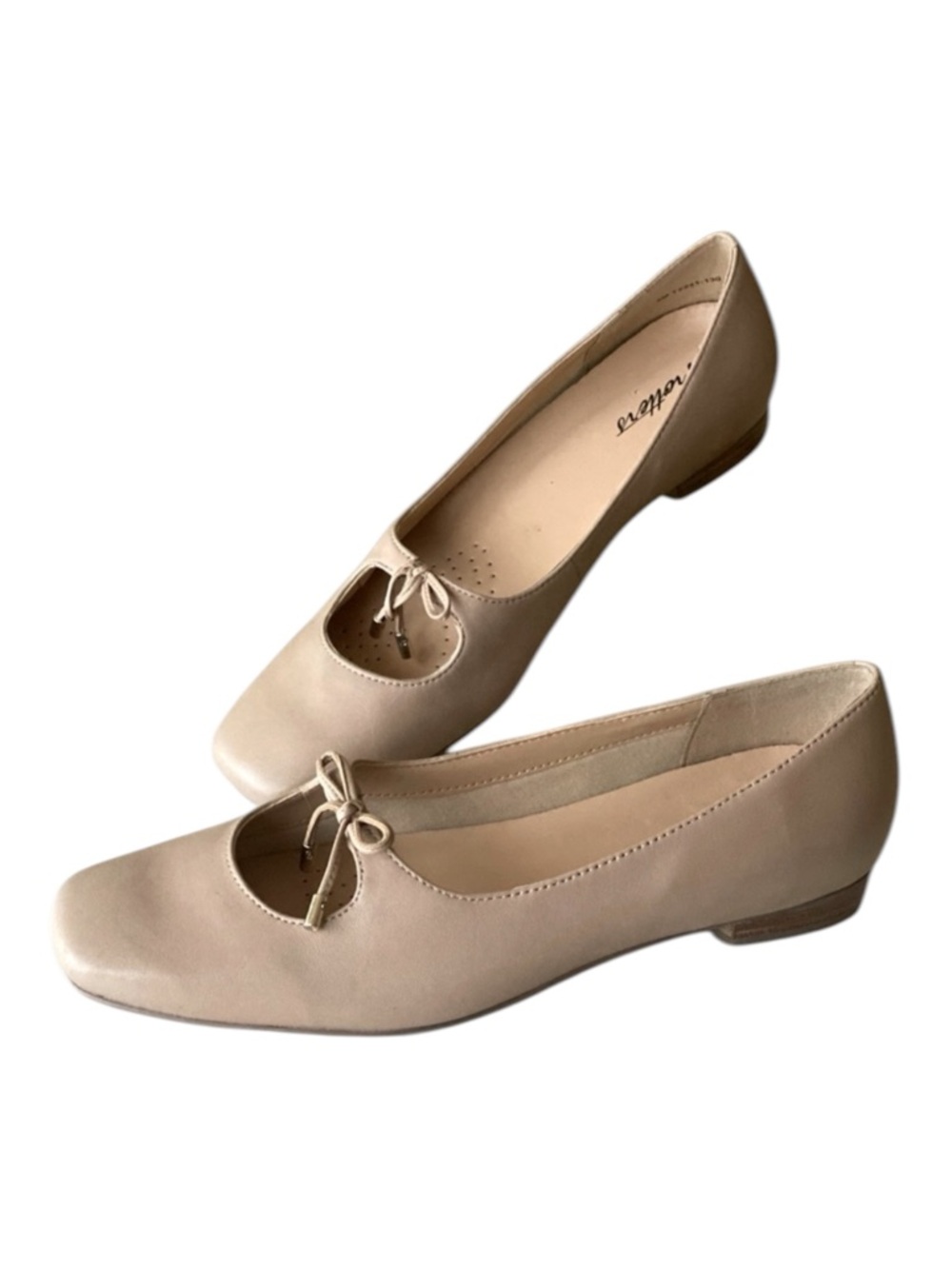 TROTTERS HONESTY Leather Ballet Flats
